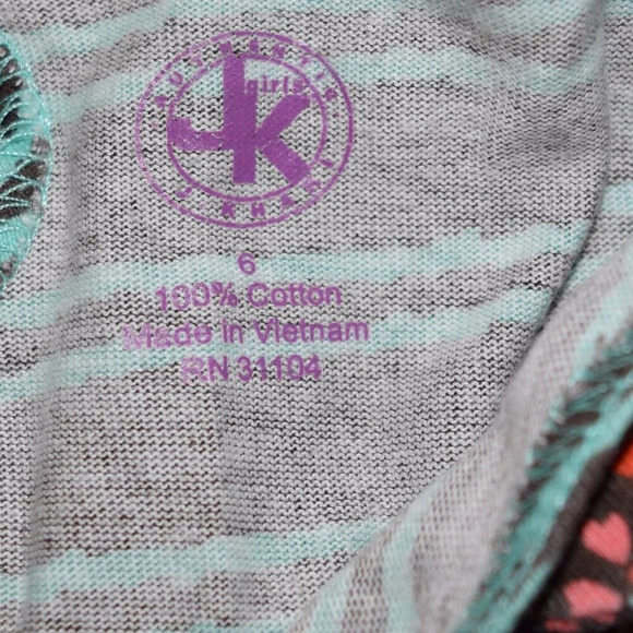 J KHAKI Girls Striped Western Tunic Dress Size 6 - Picture 4 of 4